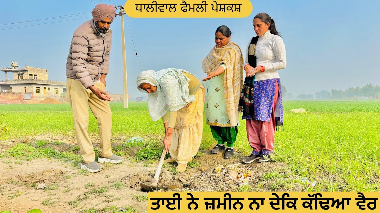 ਤਾਈ ਨੇ ਜ਼ਮੀਨ ਨਾ ਦੇਕਿ ਕੱਢਿਆ ਵੈਰ | new punjabi short movie2025 | punjabi natak | @Dhaliwalfamilyfilms 