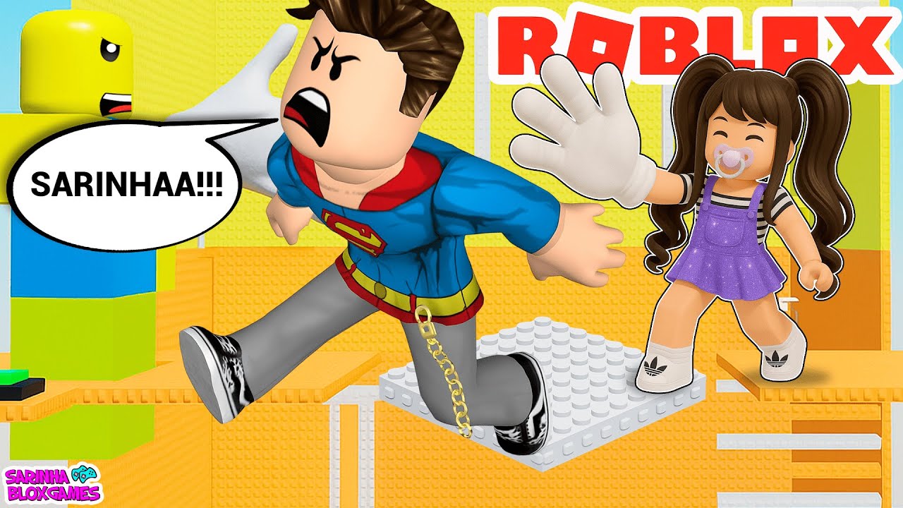 LEVAMOS A SARINHA BEBÊ NO SLAP TOWER X DO ROBLOX