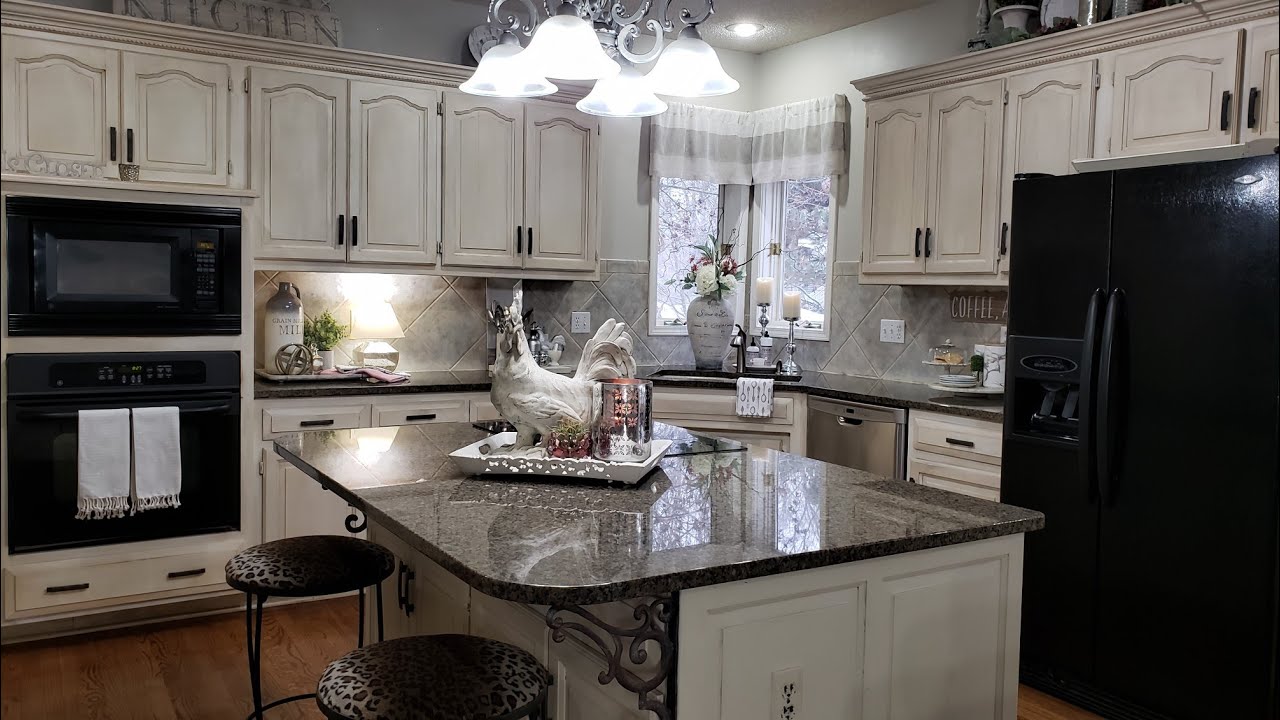 2020 KITCHEN TOUR /KITCHEN DECORATING IDEAS ( FARMHOUSE FRENCH COUNTRY)