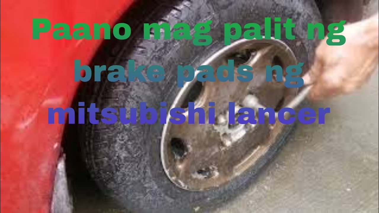 how to change brake pads mitsubishi lancer itlog 4g92