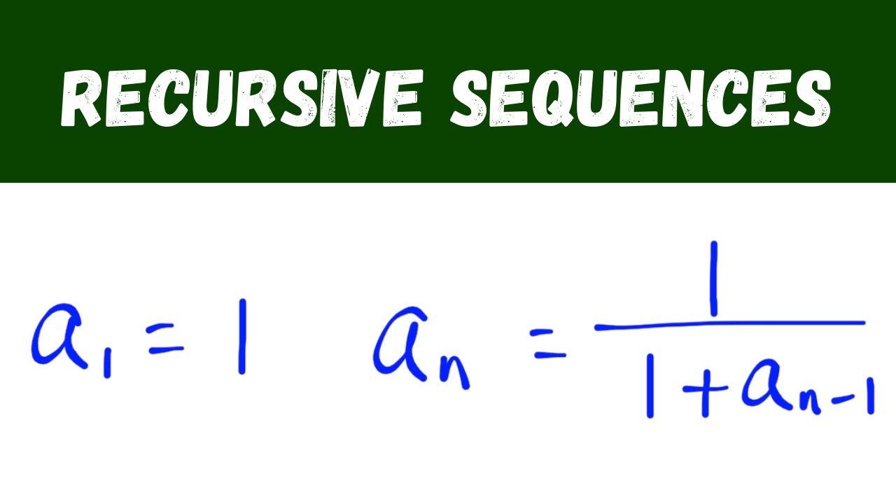 Finding the Terms of a Recursive Sequence