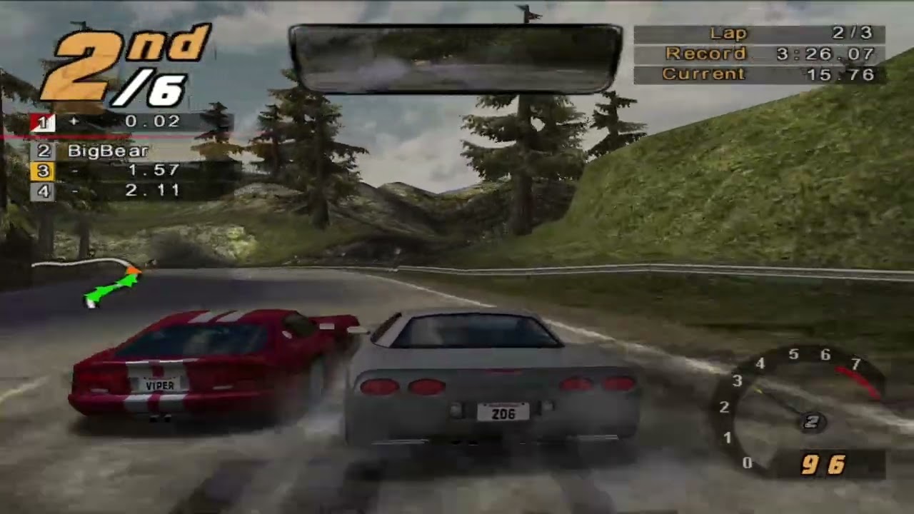 Need for Speed Hot Pursuit 2 PS2 Championship Event 25 (PCSX2 1.7)