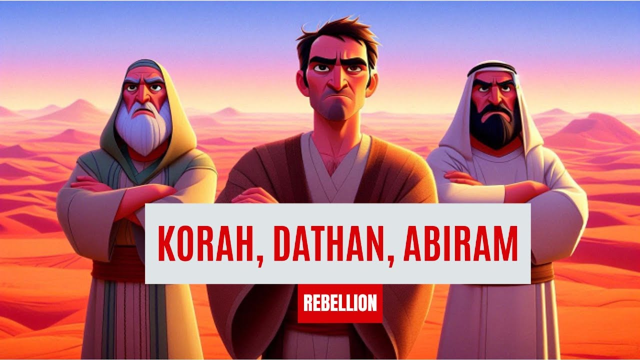 KORH DATHAN AND ABIRAM  |animated bible stories for kids ( #kidsbiblestories, #christiankidsstories)