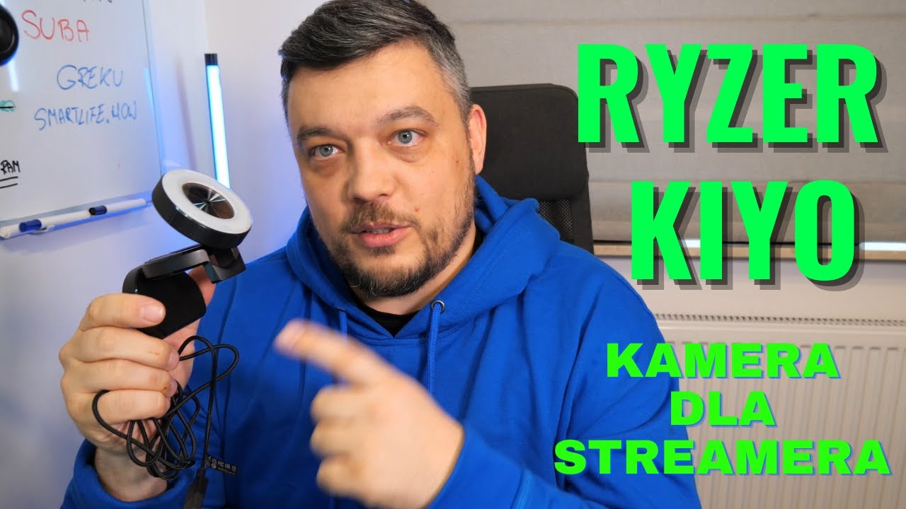 Ryzer Kiyo - dla streamera i nie tylko. Kamera z wbudowanym światłem led -