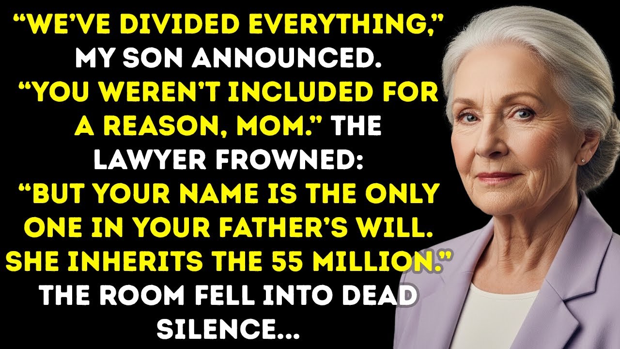 “We Already Divided Everything. You Were Left Out For A Reason,” My Son Said. Then The Lawyer Spoke.