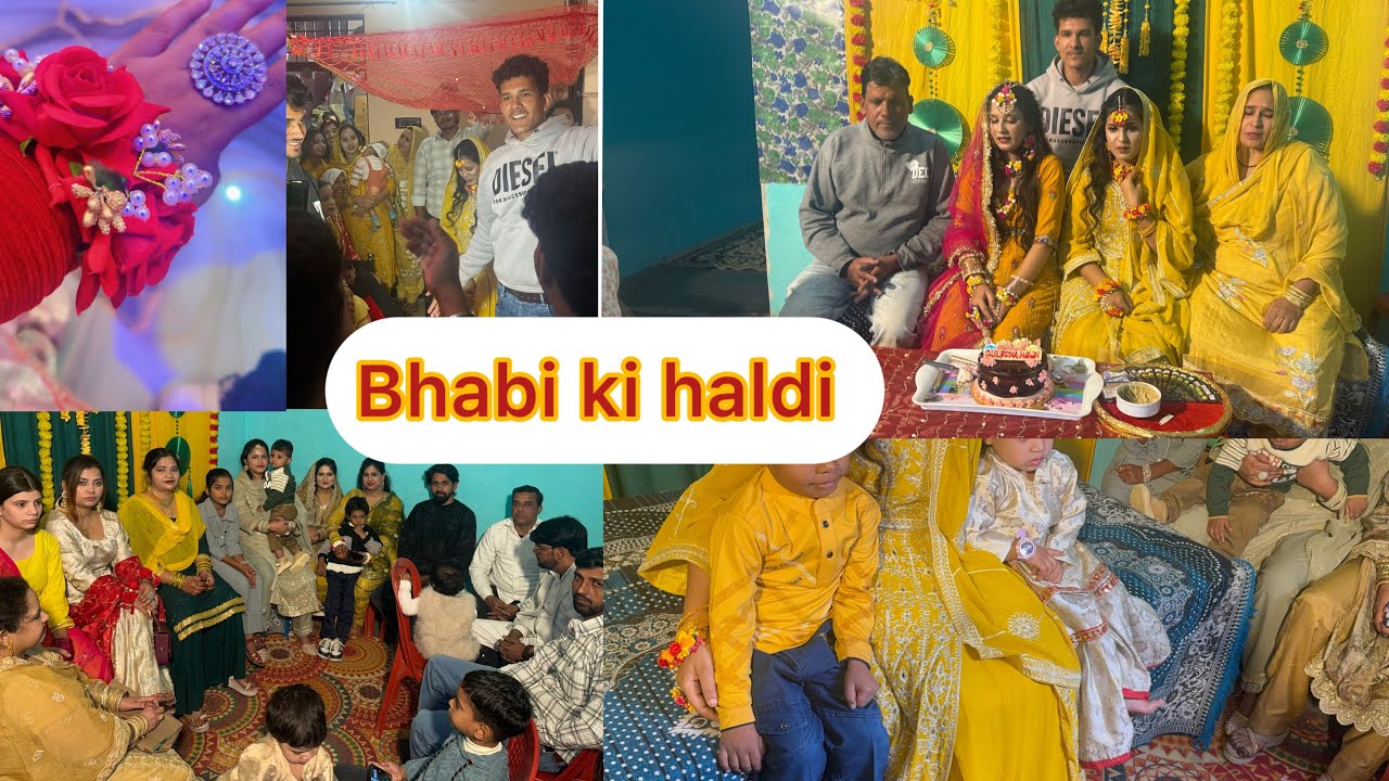 Bhabi Ki Haldi Ceremony | Shaadi Ke Rasmon Ki Shandar Shuruaat 💛