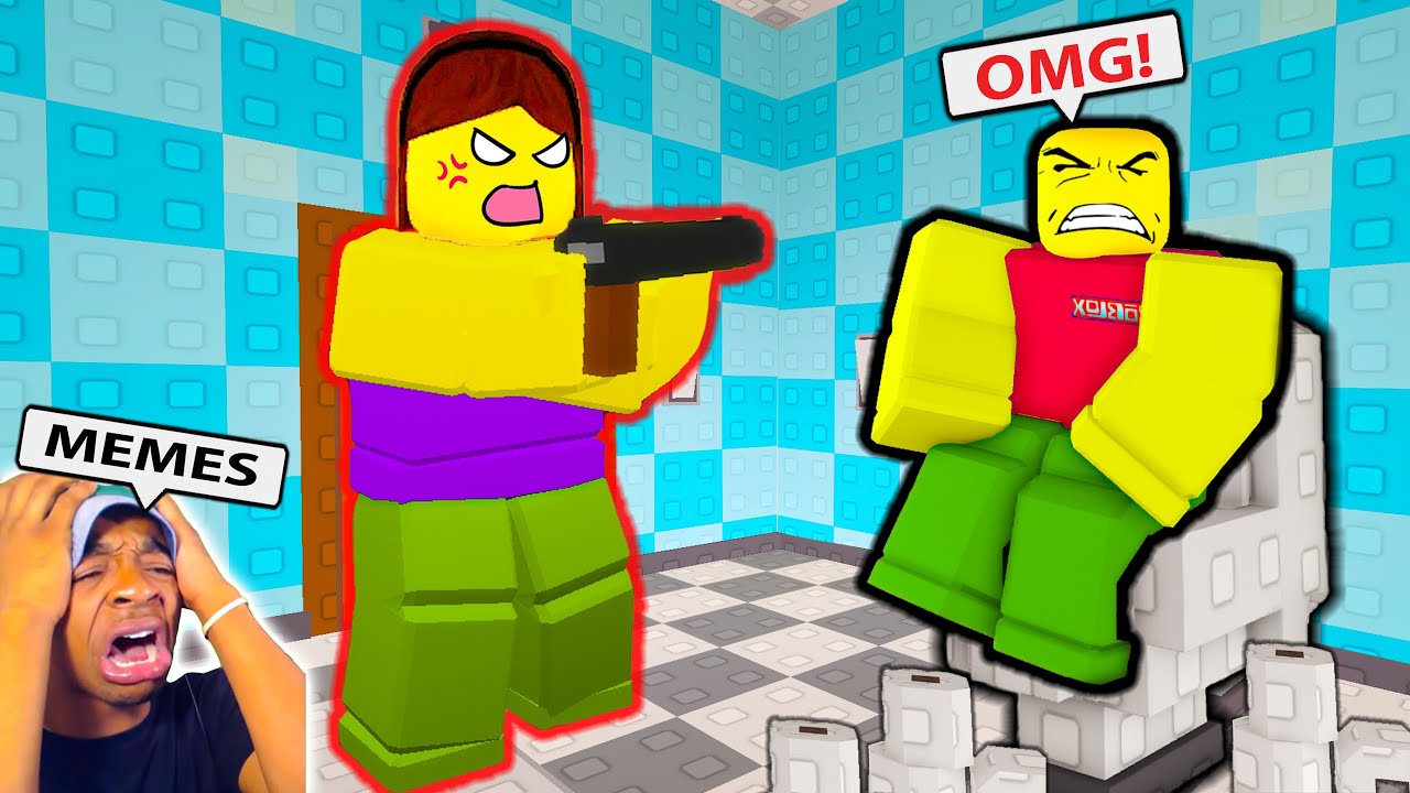 Roblox GO PEE AT 3 AM 🚽 - Funny Moments [ALL Endings] | The Hunt Roblox