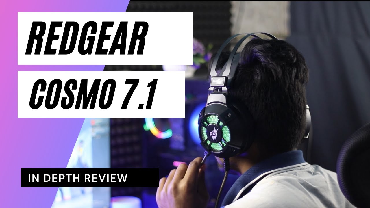 [Hindi] Redgear Cosmo 7.1 Gaming Headphone Unboxing & Detailed Review | Best for Pubg PC