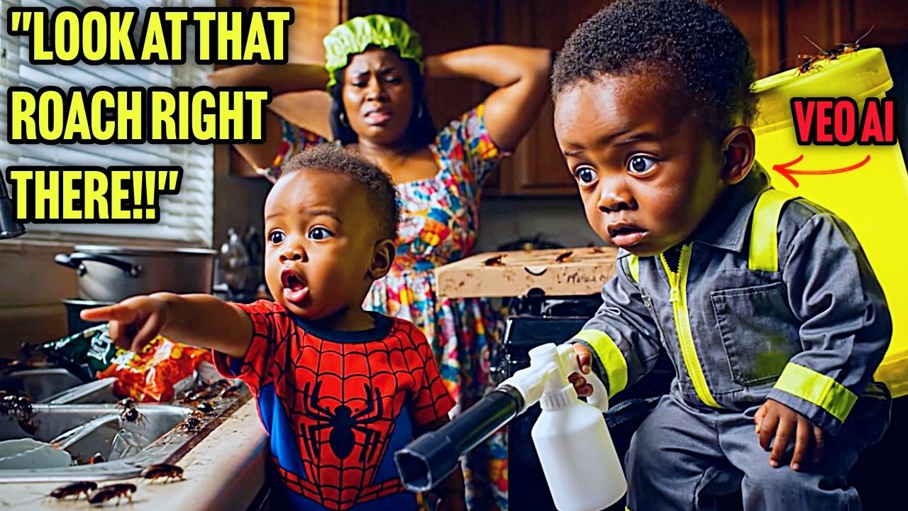 Ai Baby Hood Roach Exterminator!🪳(Veo 3 + Chat GPT 5)