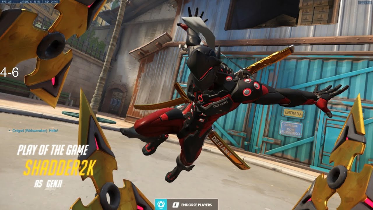 Overwatch Top 500 Shadder2k Goes Insane As Genji & Mccree -POTG-