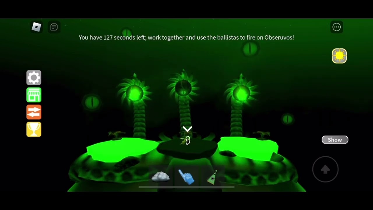 ROBLOX EPIC MINIGAMES - COLOSSAL ASSAULT OBSERUVOS - PRO MODE FIFTH PHASE NO DAMAGE (lil obsy guide)