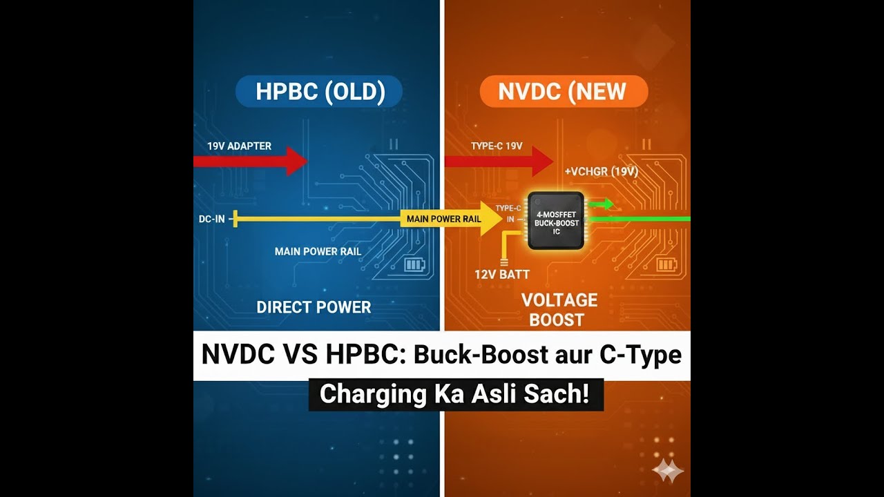 NVDC VS HPBC: Buck-Boost aur C-Type Charging Ka Asli Sach