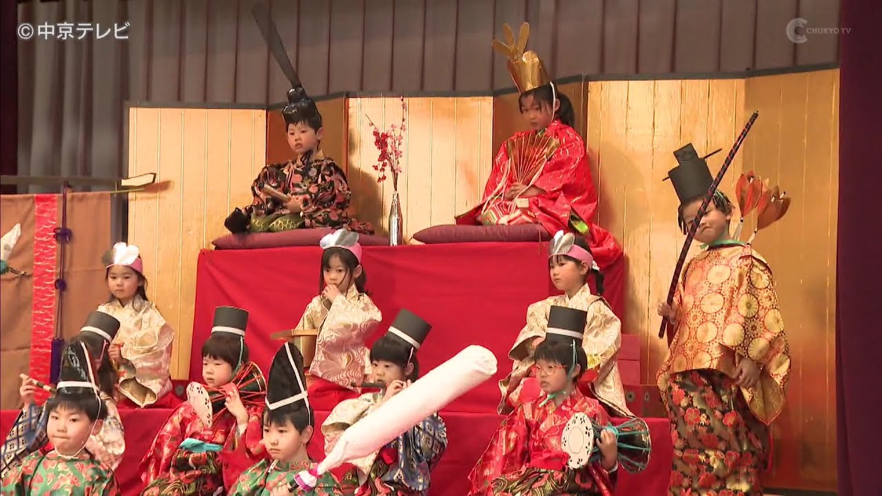 【どきどきした】園児がかわいらしい“おひなさま”に変身　伝統行事｢ひな祭りの会｣　岐阜・高山市 高山短期大学付属幼稚園