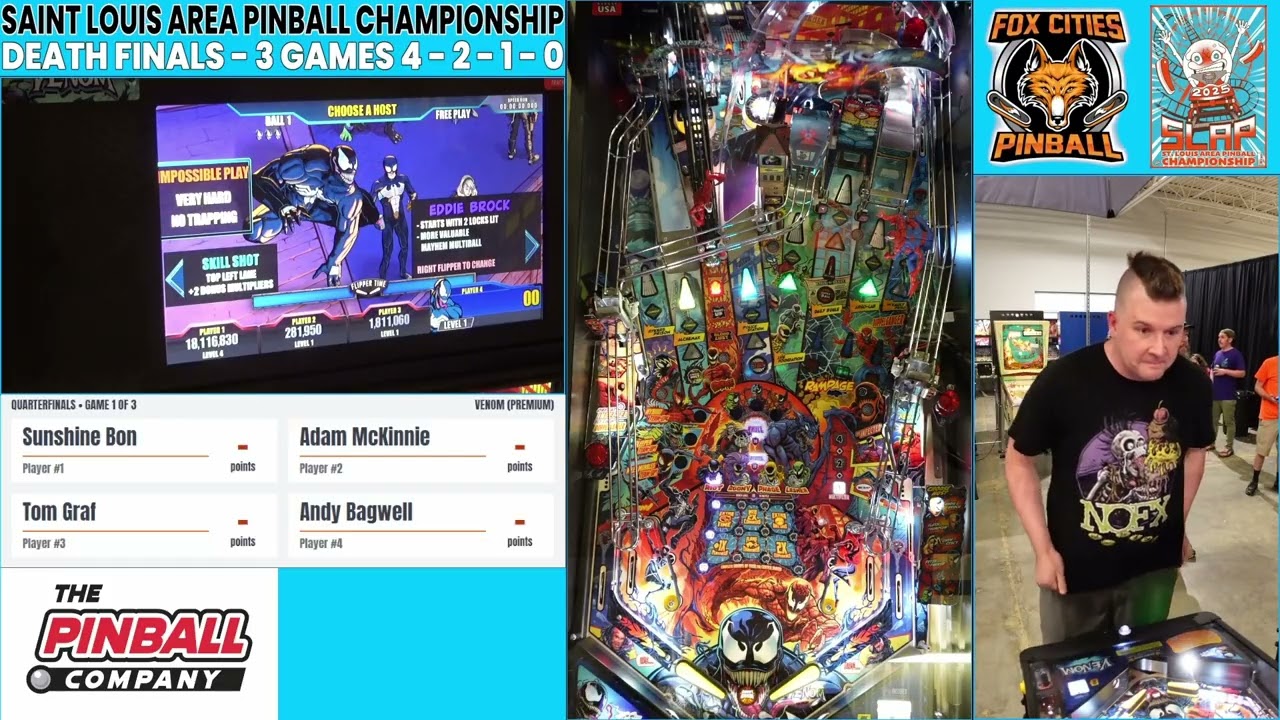 SLAPC 2025 DEATH PINBALL TOURNAMENT FINALS