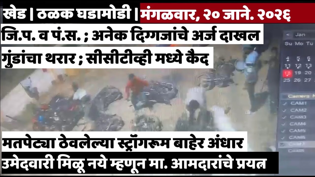 KHED | ठळक घडामोडी | Tuesday, January 20, 2026 | Highlights | PUNE LIVE