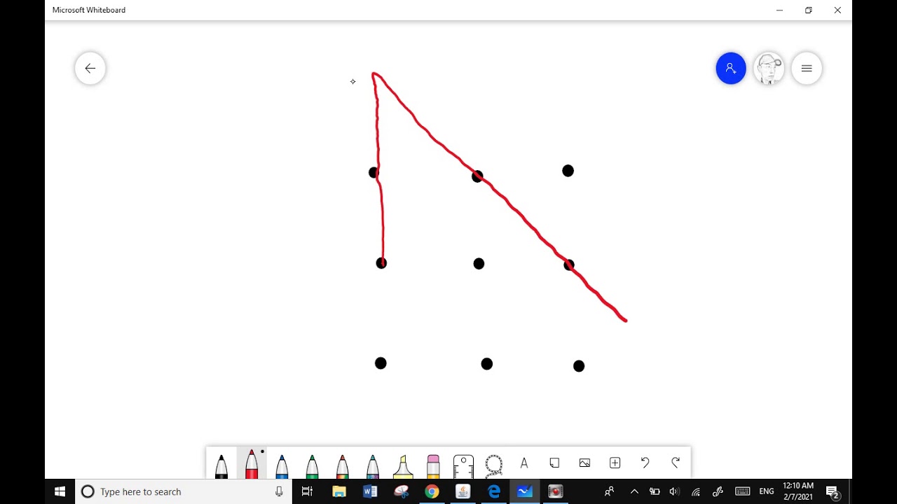 Connect 9 dots with 4 line segments