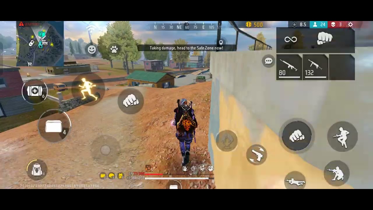 1v4 Clutch Like a Pro 💥🔥 | Free Fire Insane Gameplay!My Fastest Reaction EVER! ⚡Only Headshots? 🤯