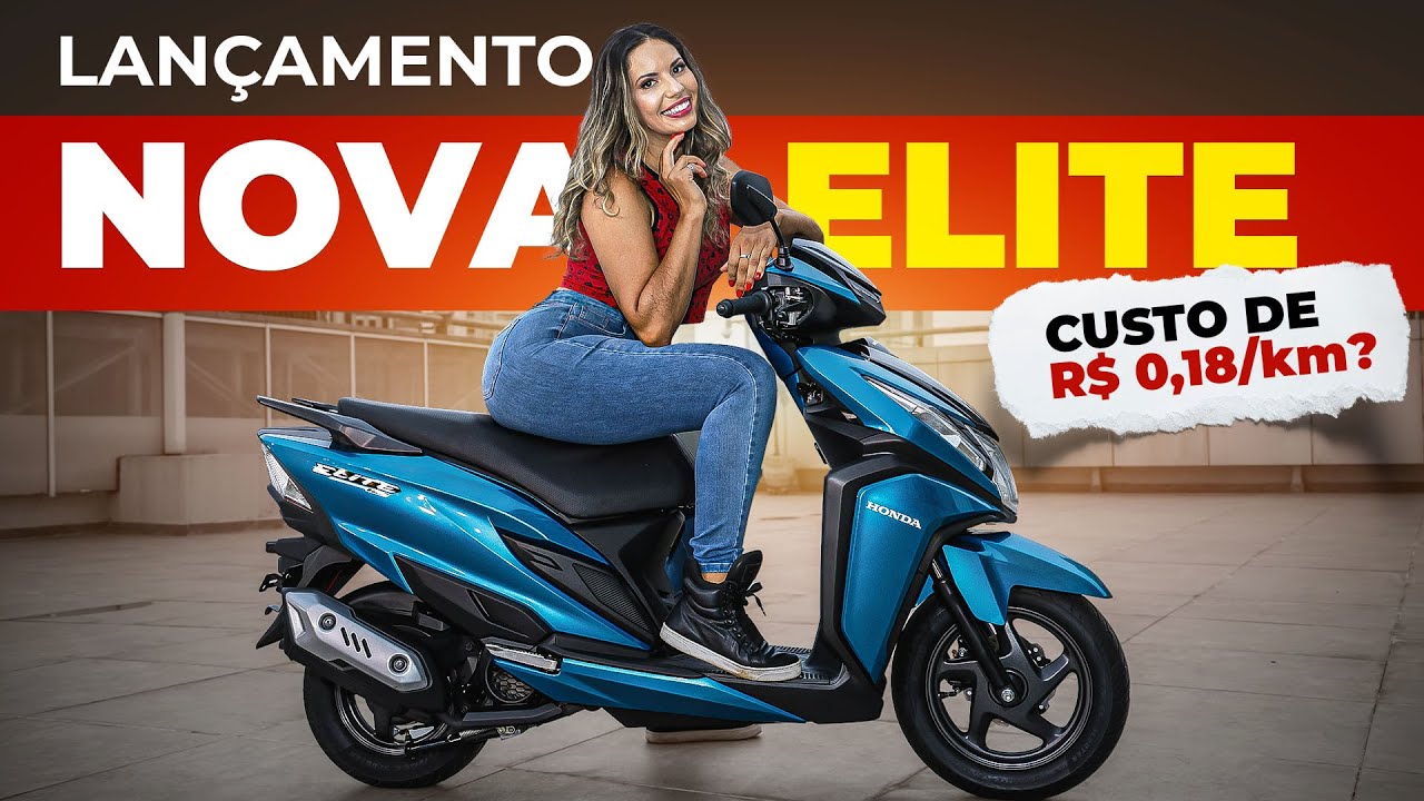 NOVA ELITE 125 2025 PREÇO, CORES DA ELITE 125 DA HONDA - TUDO O QUE MUDOU NA ELITE 2025 | LANÇAMENTO
