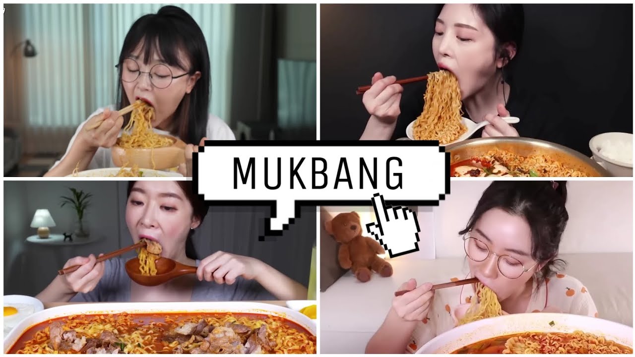 🍜RAMEN🍜MUKBANG||compilation[ASMR] eating||NO TALKING