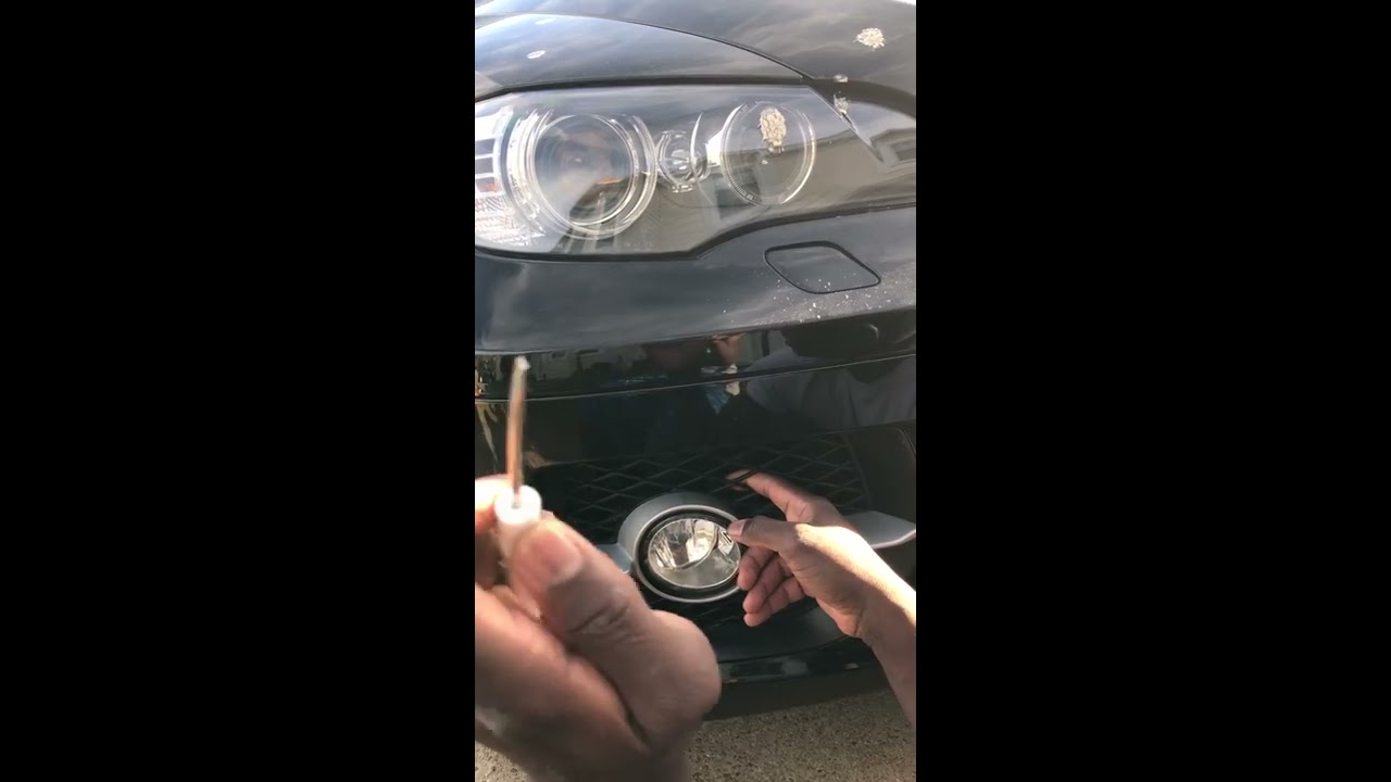 How to change fog light BMW X6