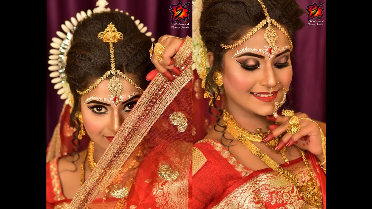 Bengali Bridal Makeup | Makeup course | Makeup Class | Bridal Makeover | MUA Swapna Saha