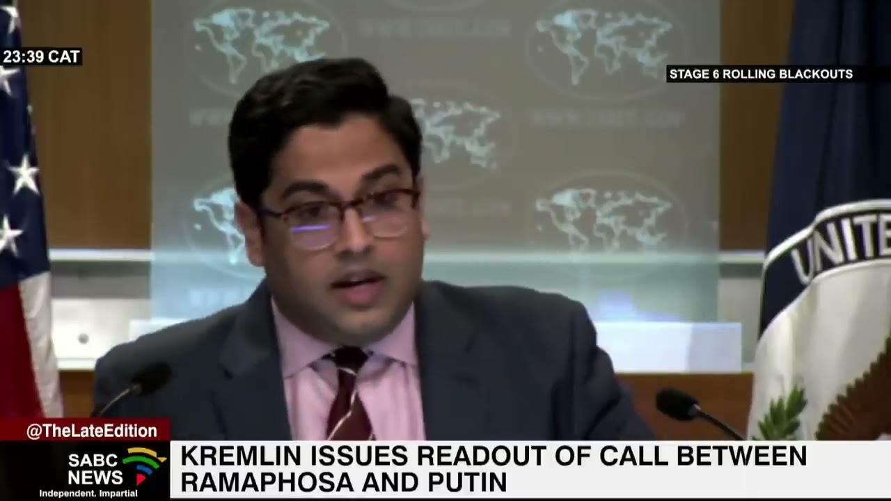 Kremlin issues a readout of a call between Presidents Cyril Ramaphosa and Vladimir Putin