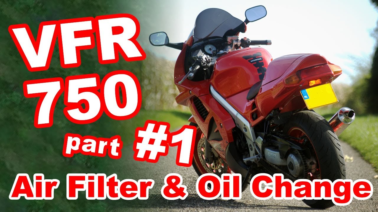 How to change oil, oil filter and air filter on a Honda VFR 750F RC36 - Part 1