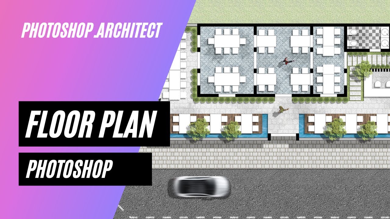 Rendering an architectural FLOOR PLAN