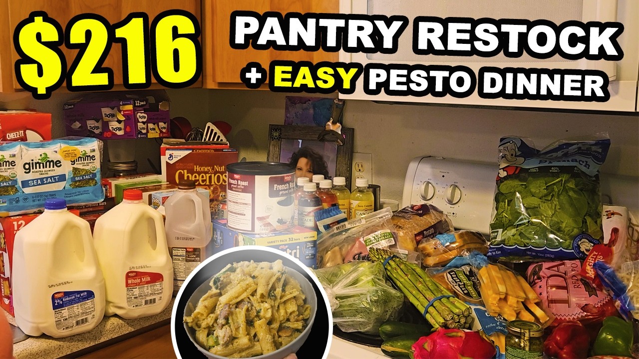 Grocery Haul + Shop With Me | Restocking Snacks & Making Dinner!