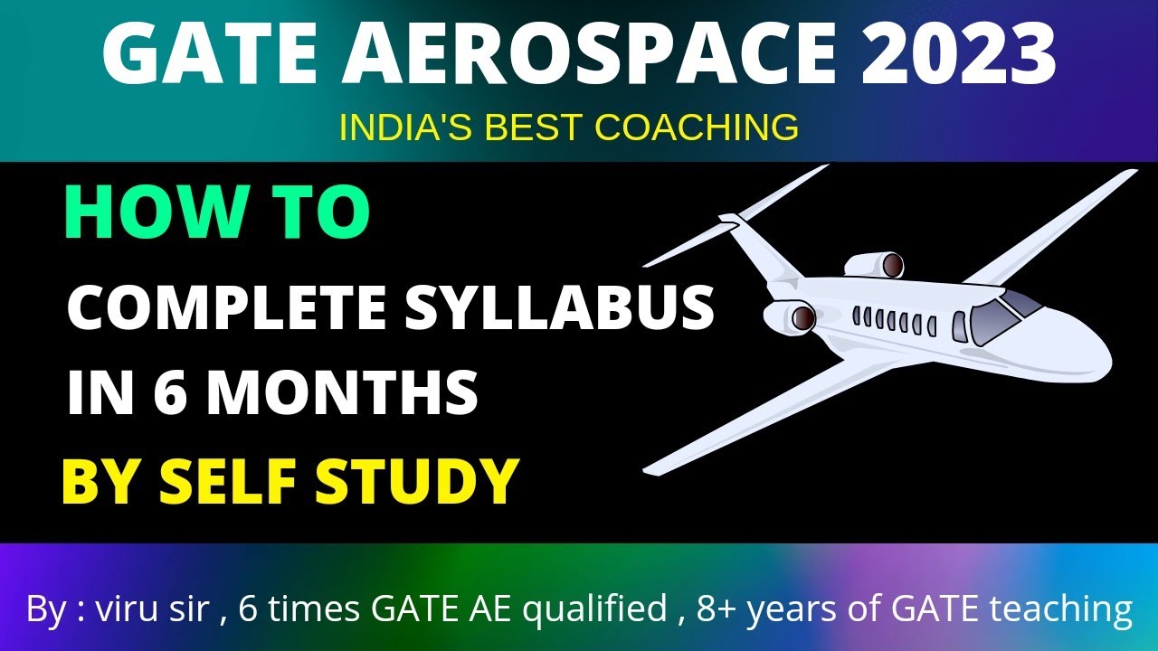 How to prepare for GATE Aerospace Engineering in 6 months complete preparation by concept library