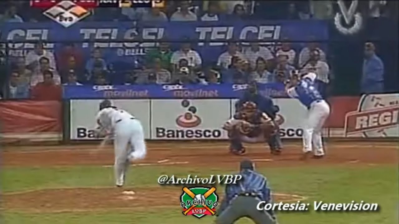 Jugada Espectacular de MARCO SCUTARO -LVBP 2004-2005 Leones del Caracas vs Navegantes del Magallanes