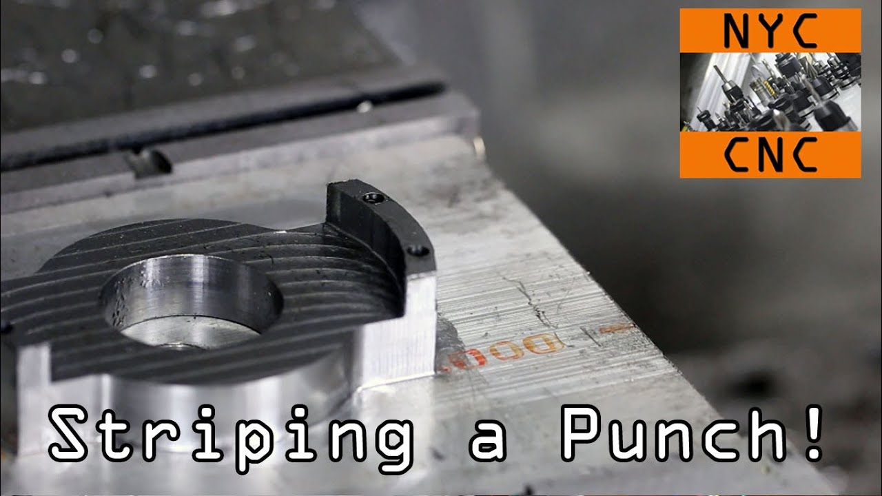 Stripping a Punch!  HSMWorks + 4140 = Widget42!