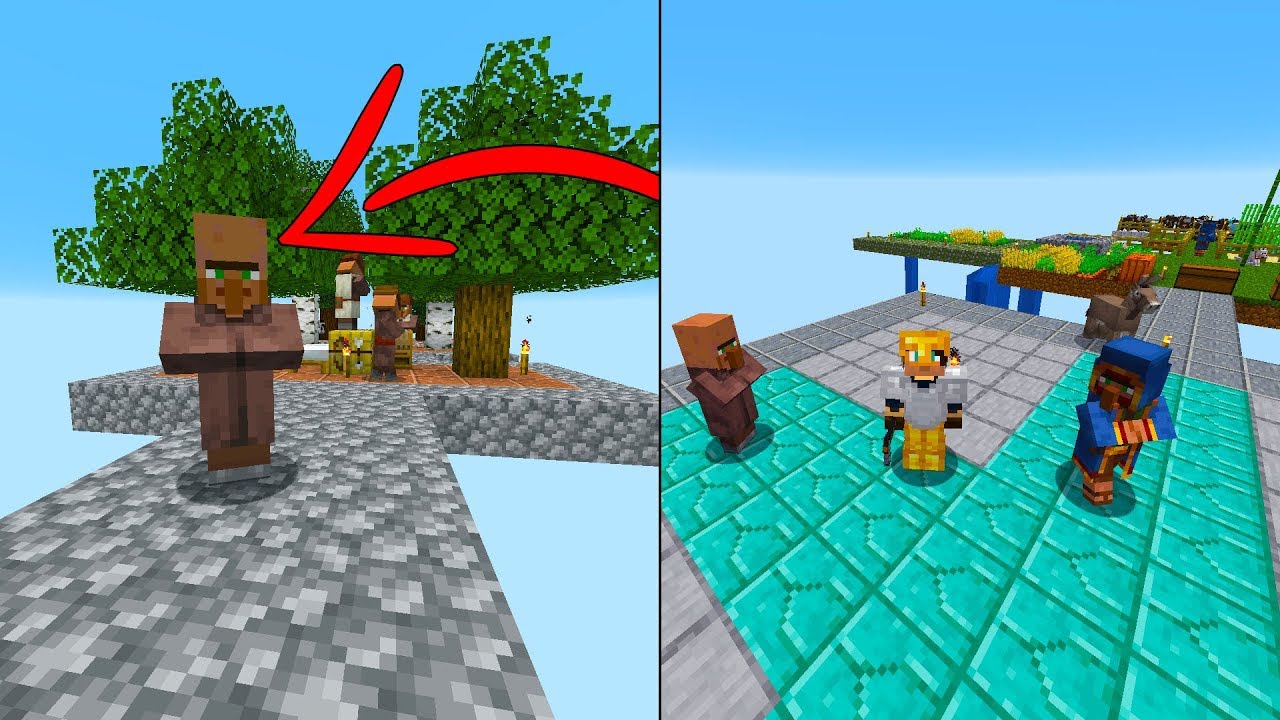 IK HEB VILLAGERS OP MIJN ONEBLOCK EILAND!!