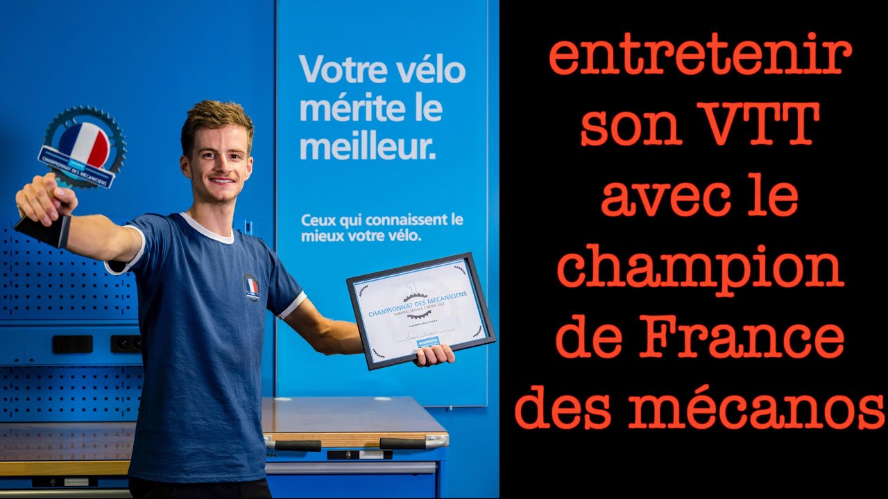 réviser son VTT avec le championnat de France des mécanos !  (entretien VTT et VTT électrique )