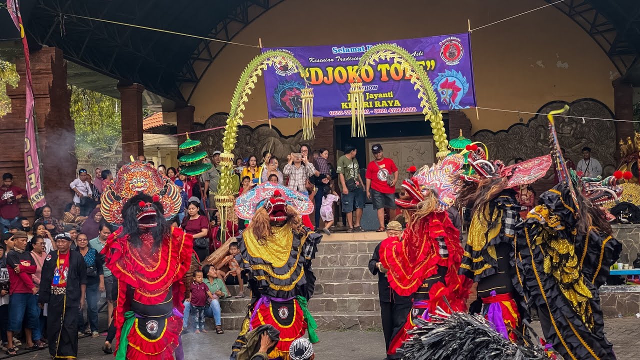 Setruman !!! Penonton ikut Kesurupan Rampak Barongan Jaranan DJOKO TOLE Live Selomangleng Kediri