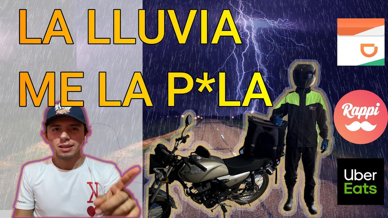 MEJOR IMPERMEABLE PARA MOTO 2022 | REPARTIR CON LLUVIA
