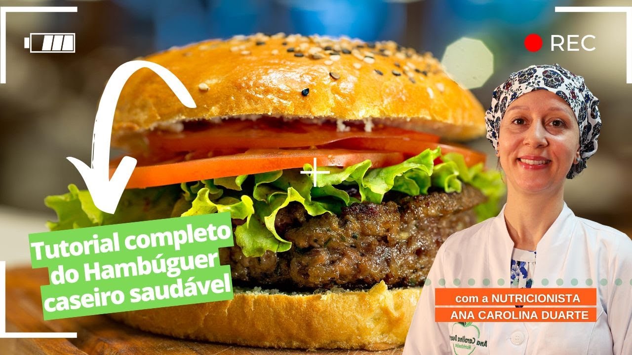 HAMBÚRGUER: como fazer e congelar | Receita Completa! - Saúde no Prato | Nutricionista Ana Carolina