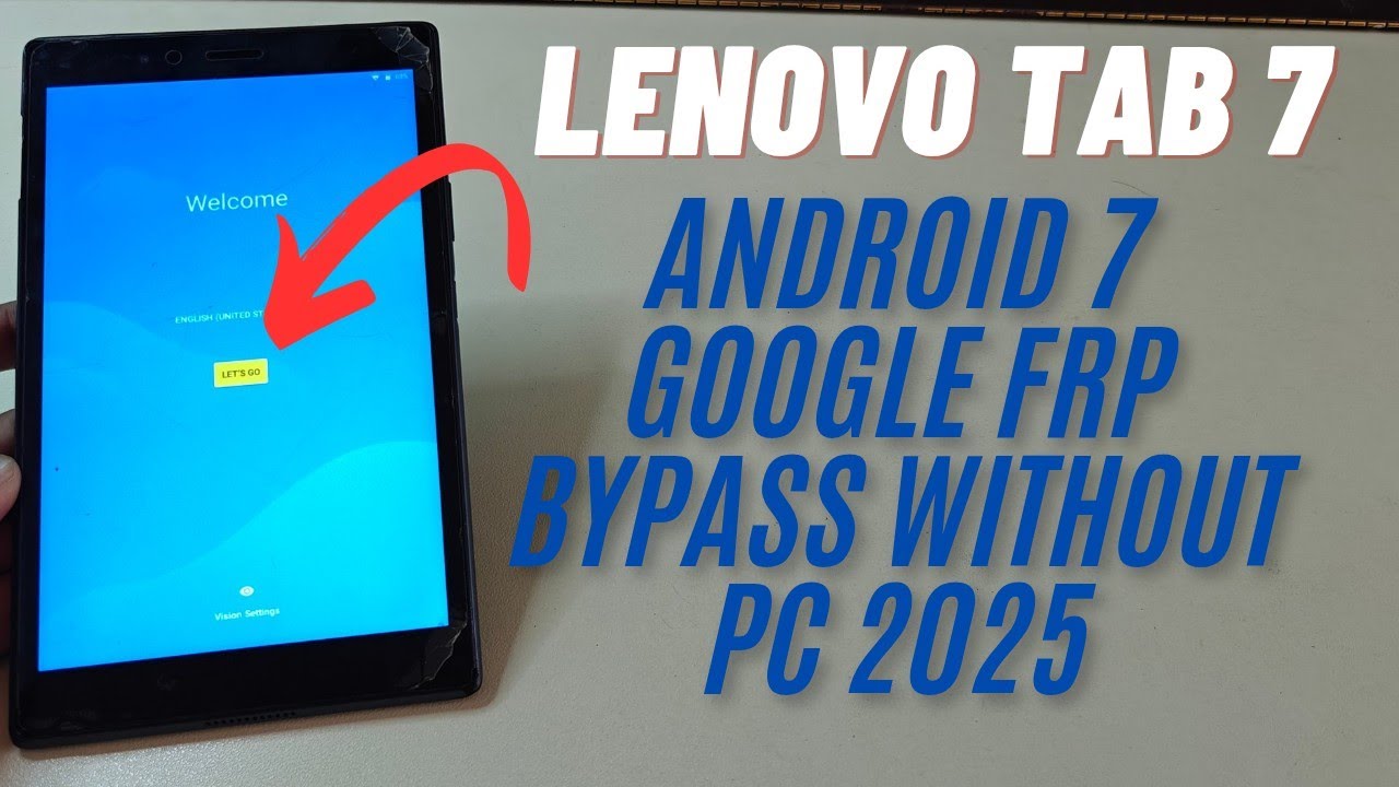 Lenovo Tab 7 Frp Bypass | How To Frp Lenovo Tab 7 Easy Method 2025