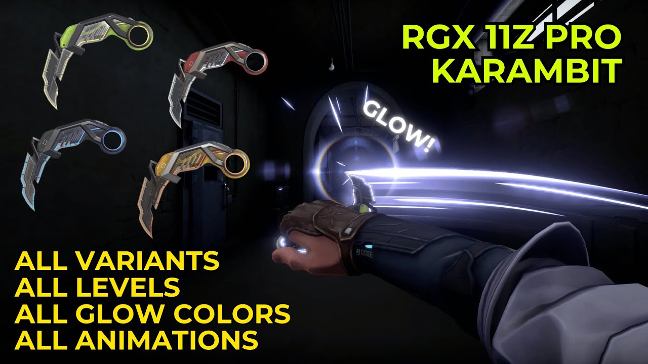 KARAMBIT RGX 11z PRO | ALL VARIANTS, ANIMATIONS, AND GLOWS!