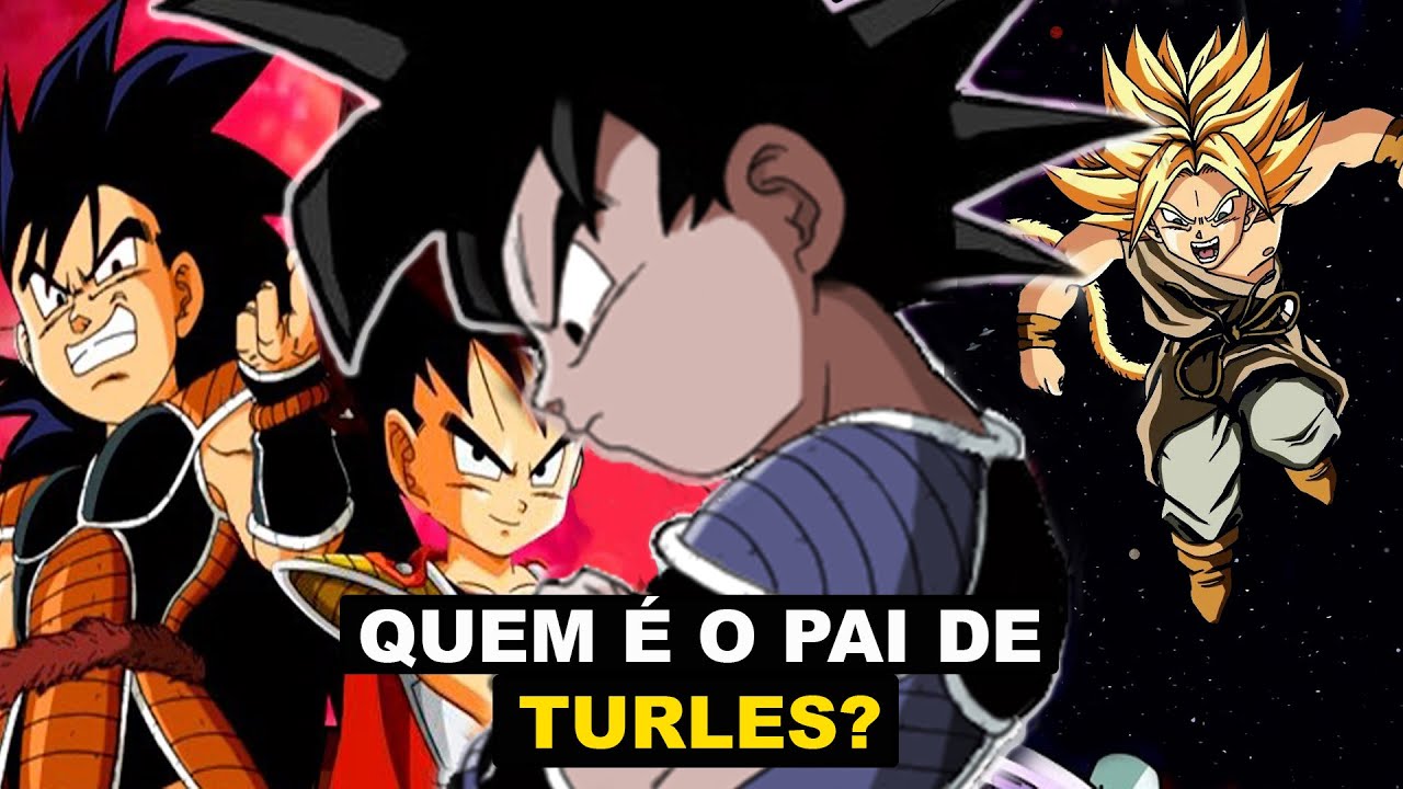 A história da Infância de GOKU, RADITZ E TURLES | DB 50 anos antes
