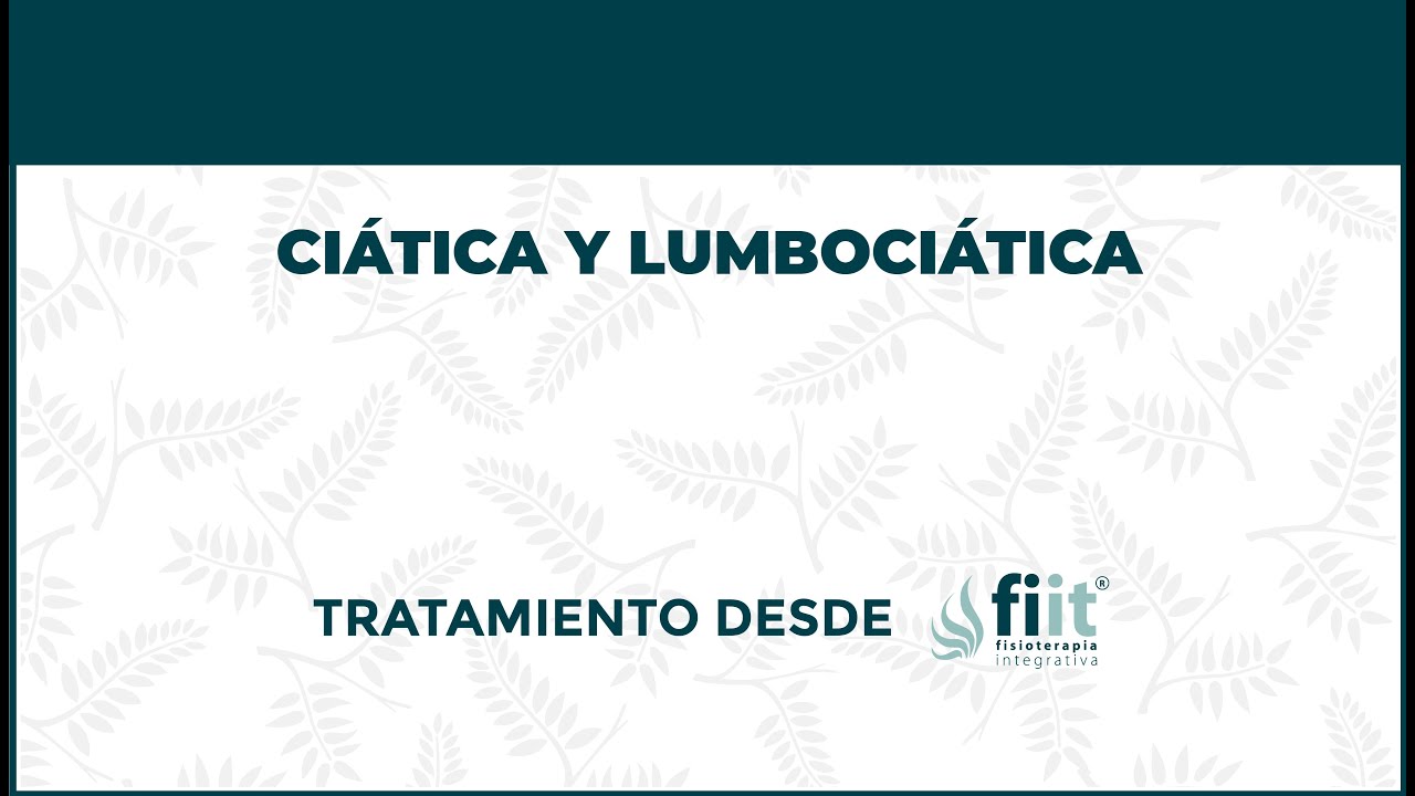 Ci&aacute;tica y Lumboci&aacute;tica. Tratamiento de Fisioterapia - FisioClinics Bilbao