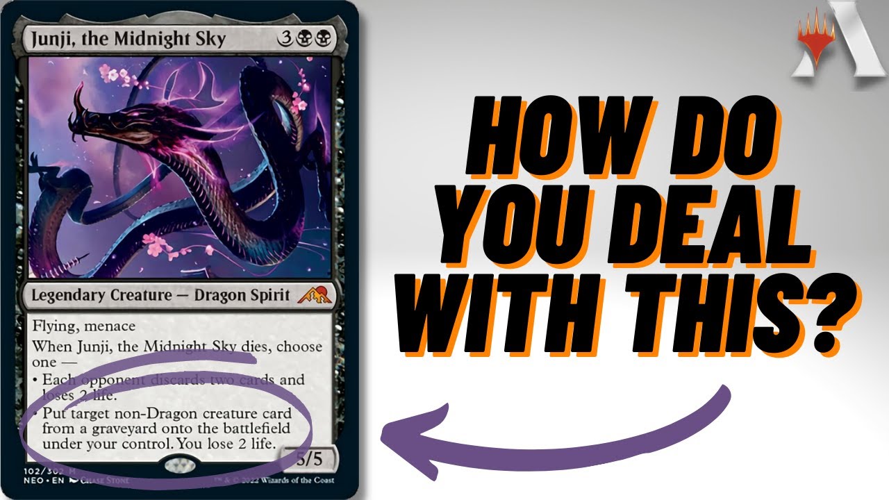 HE KEEPS COMING BACK! | Junji, The Midnight Sky Historic Brawl Commander MTG Arena