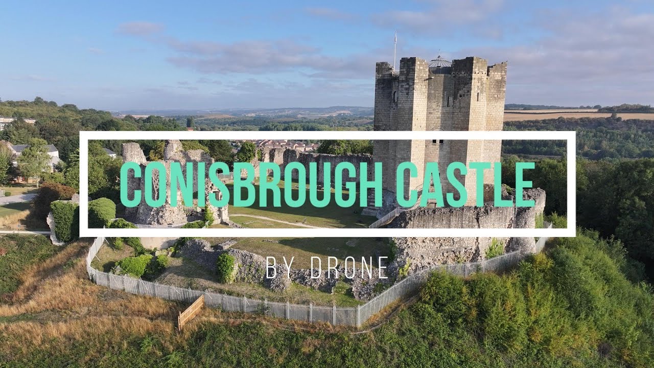 Conisbrough Castle by Drone
