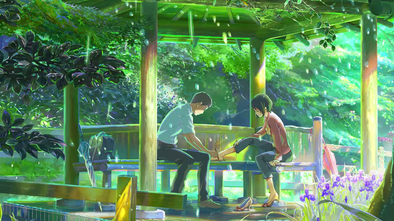 1 Hour Relaxing Garden of Words Soundtrack &ndash; Beautiful Anime Music