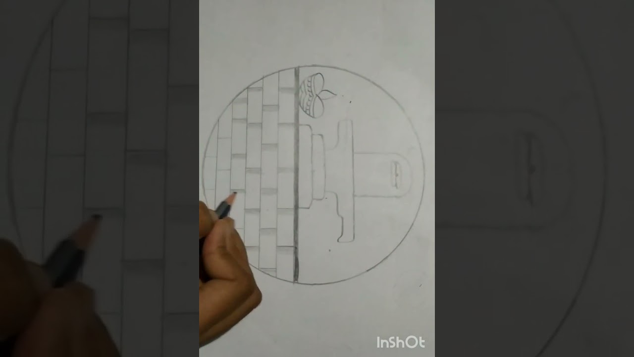 Easy drawing of shivling |#shivling 