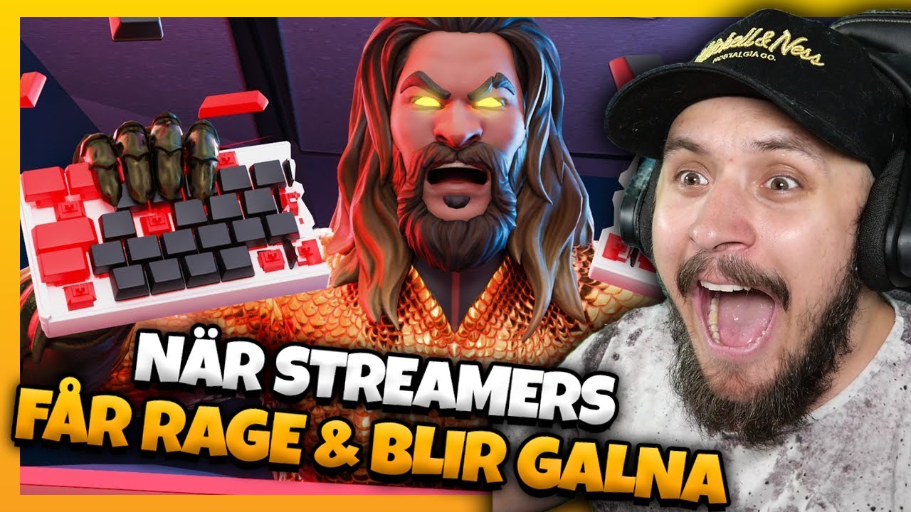 REAGERAR P&Aring; N&Auml;R STREAMERS F&Aring;R RAGE OCH BLIR GALET ARGA I FORTNITE *HAHAHAHAHAHA*