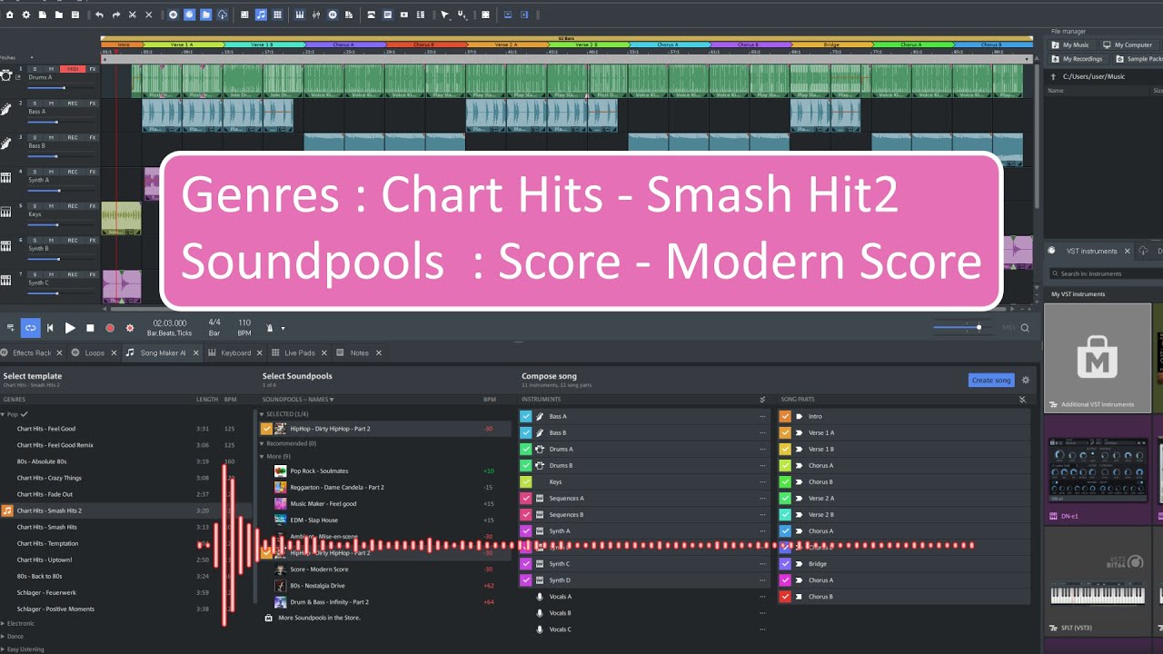 POP / Chart Hits - Smash Hit2  / Score - Modern Score