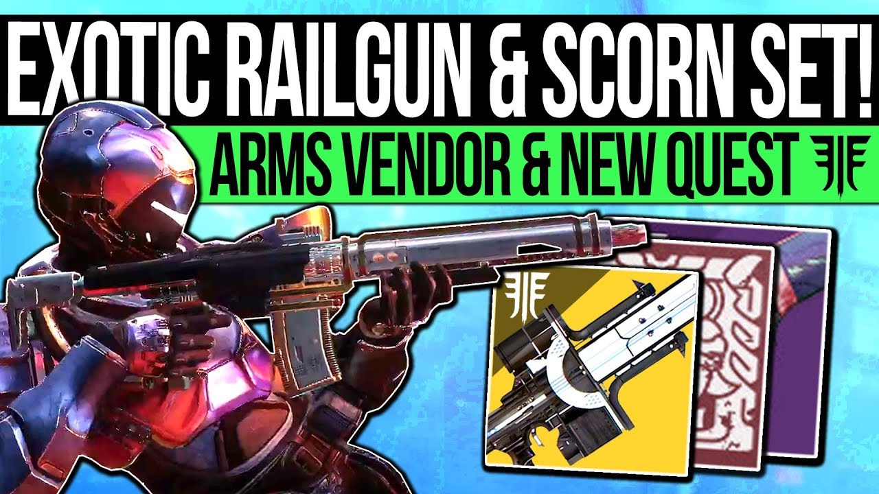 Destiny 2 | EXOTIC RAILGUN & BARON SPECIFIC LOOT! New Armory Vendor, Exotic Quest, DLC Strike & Loot