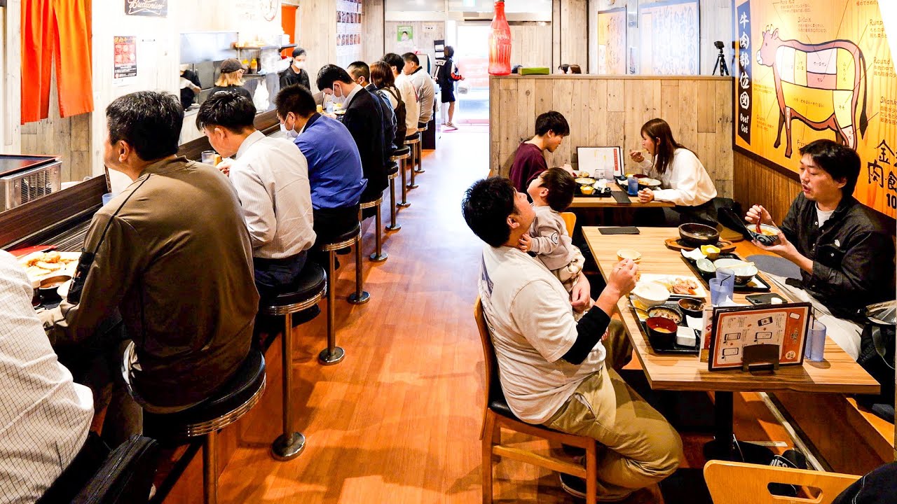 肉定食！カツカレー！凄まじい爆食いアニキが殺到するガツ盛り食堂・ラーメン屋丨JAPANESE FOOD