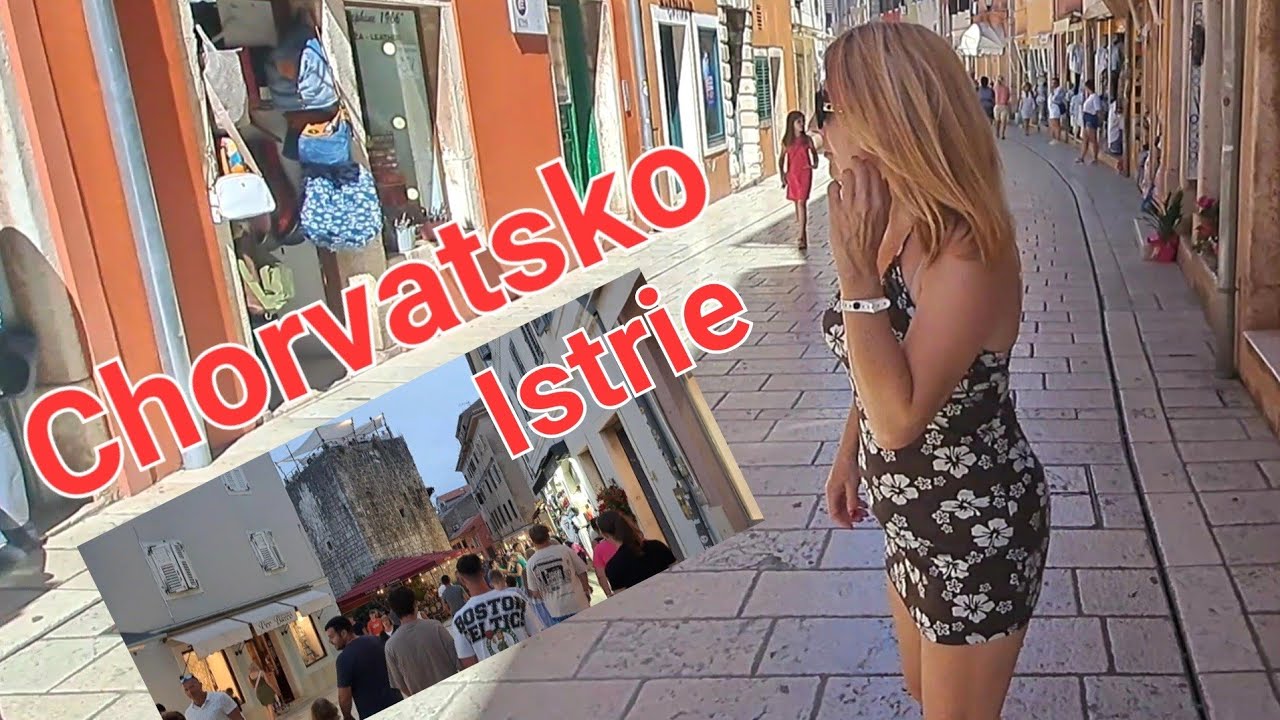 CHORVATSKO🇭🇷 POREČ 2024- historické centrum. Pláže okolo hotelu.🏖🏝 ROVINJ - výlet 1.část